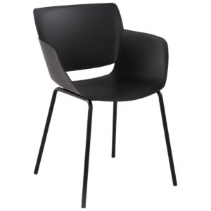 Black Conference Chair with Armrests