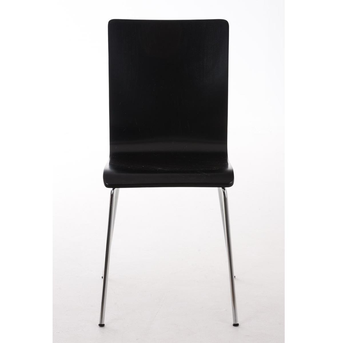 Black Curved Back Meeting Chair - Image 2