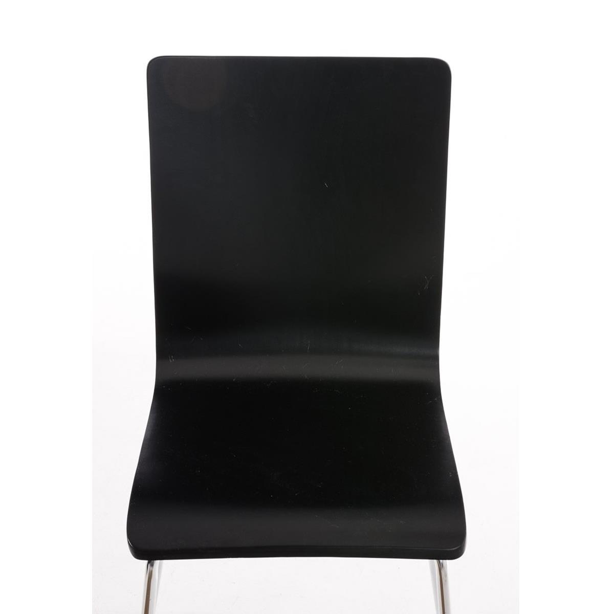 Black Curved Back Meeting Chair - Image 4