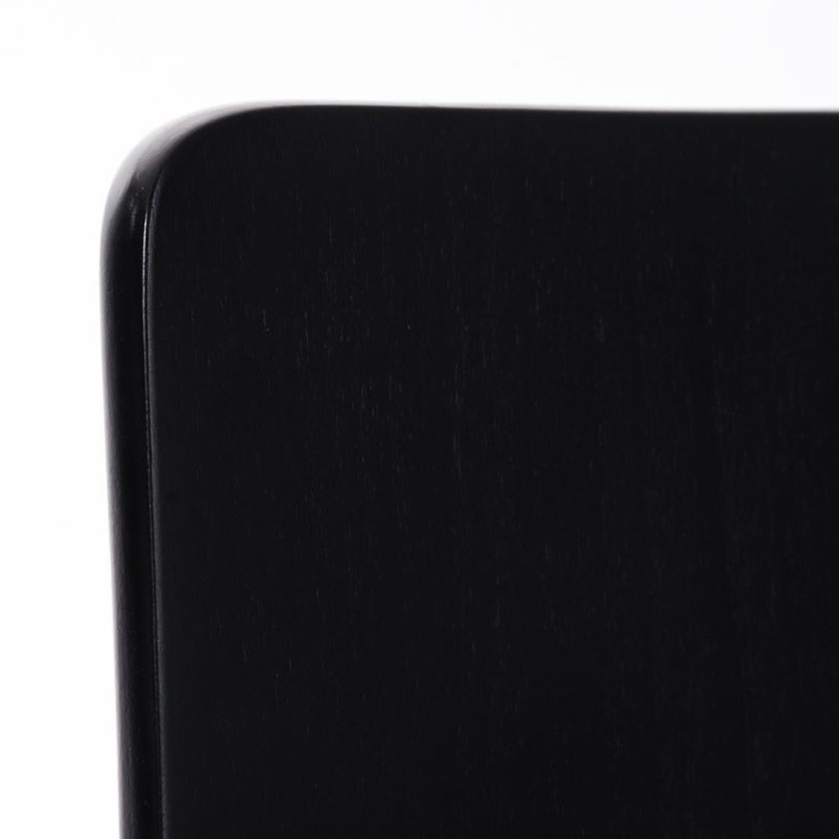 Black Curved Back Meeting Chair - Image 5