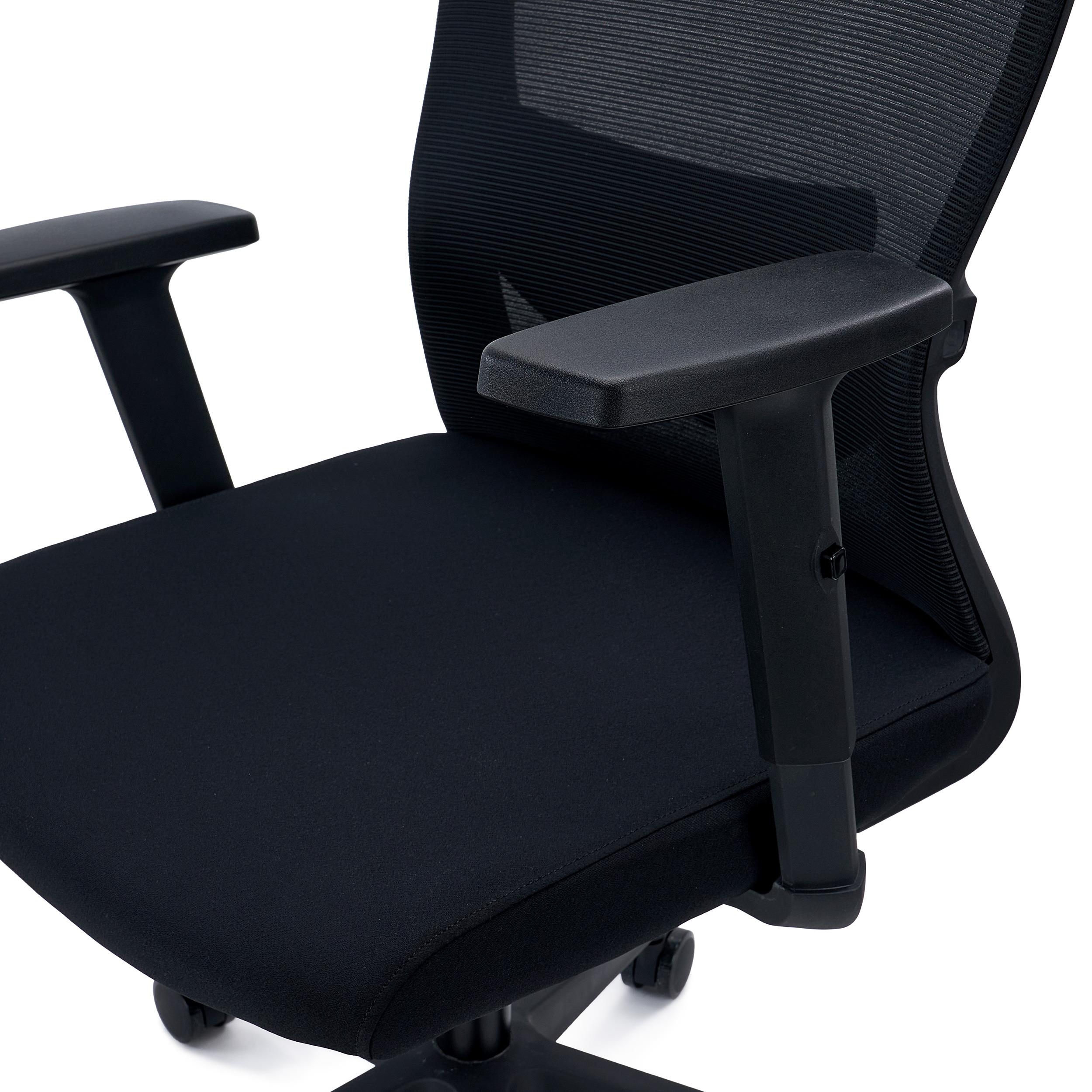 Black Mesh Headrest Office Chair - Image 3