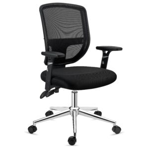 Black Mesh Swivel Task Chair